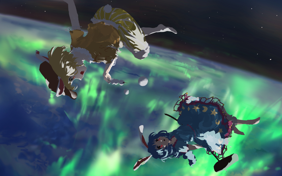 This is a pixiv picture whose title is うさぎ.