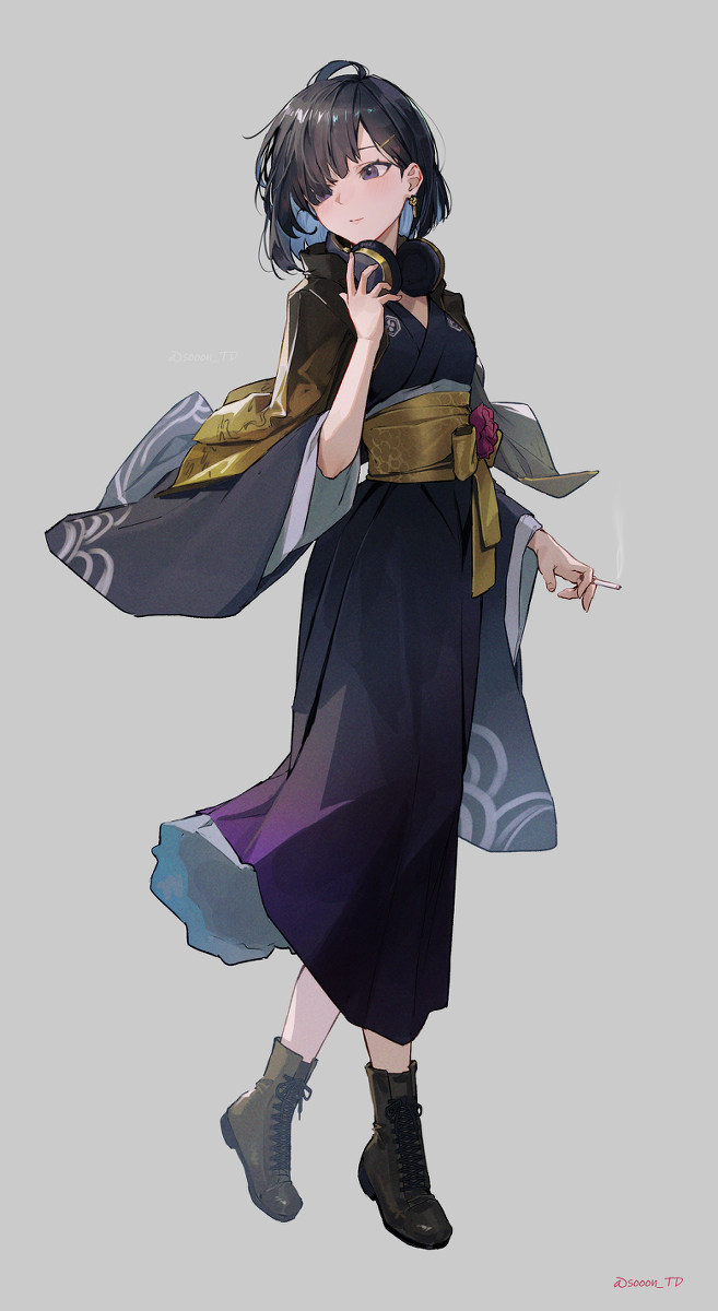 This is a pixiv picture whose title is OC.