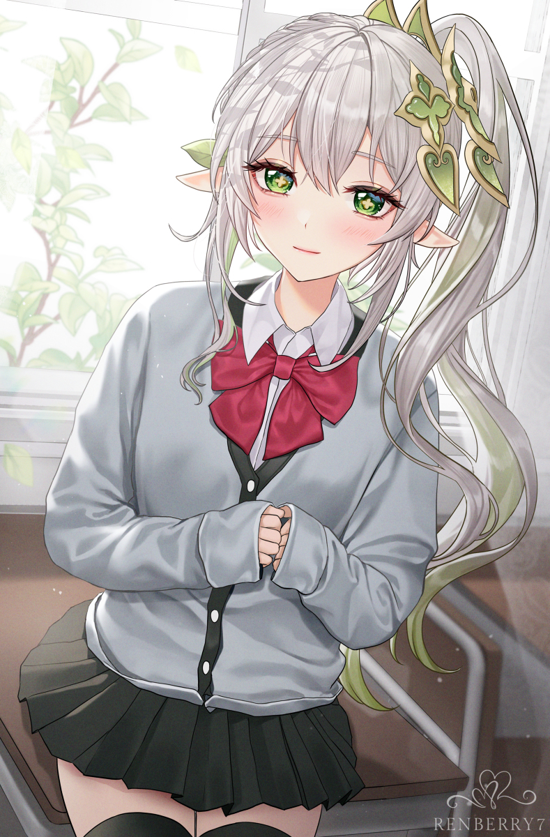 This is a pixiv picture whose title is Student Nahida.