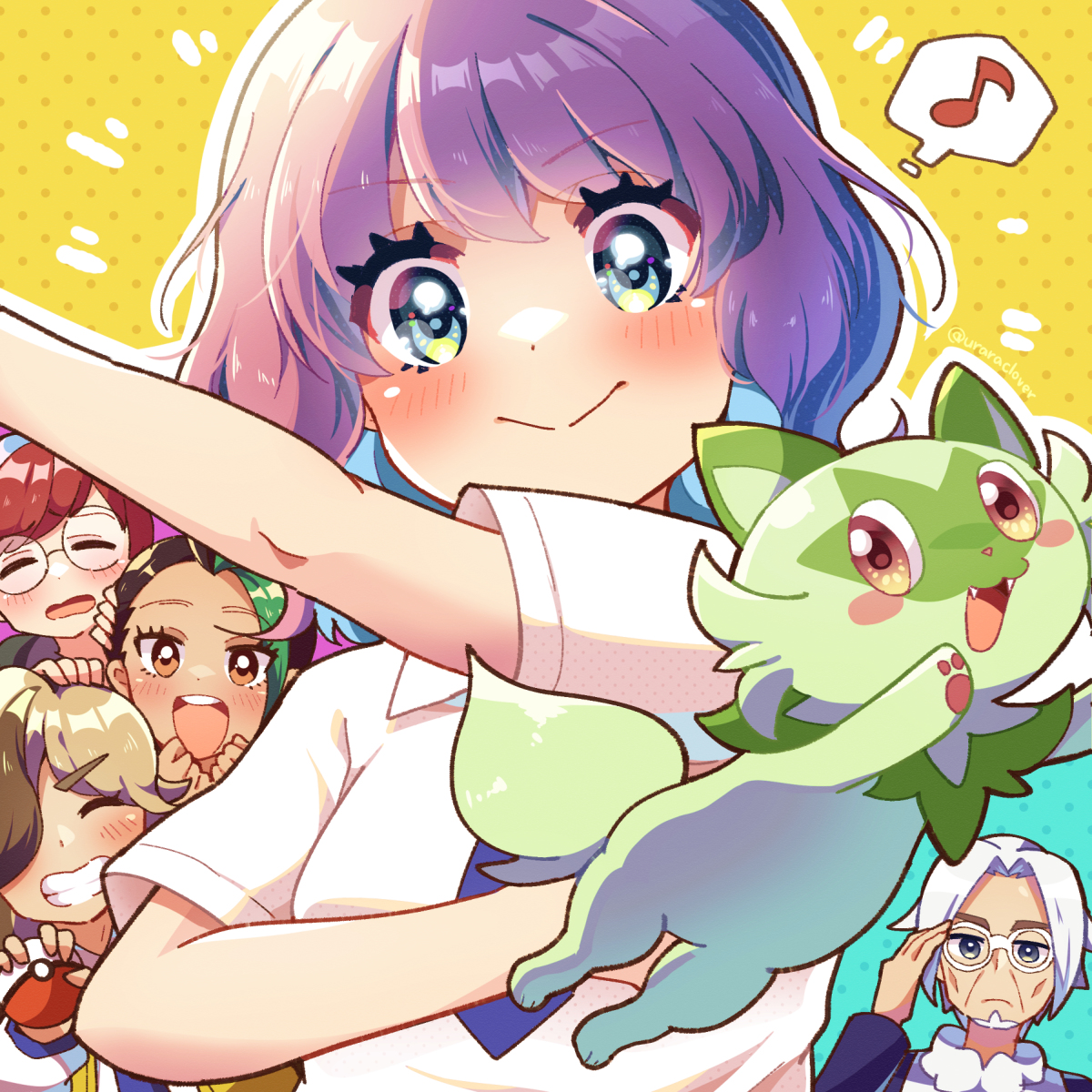 This is a pixiv picture whose title is ポケモンSV！！.