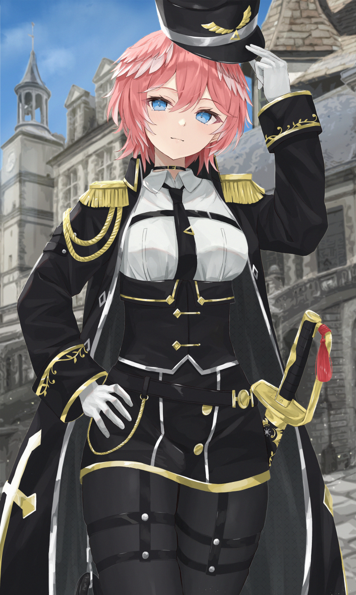 This is a pixiv picture whose title is 鷹嶺ルイ.