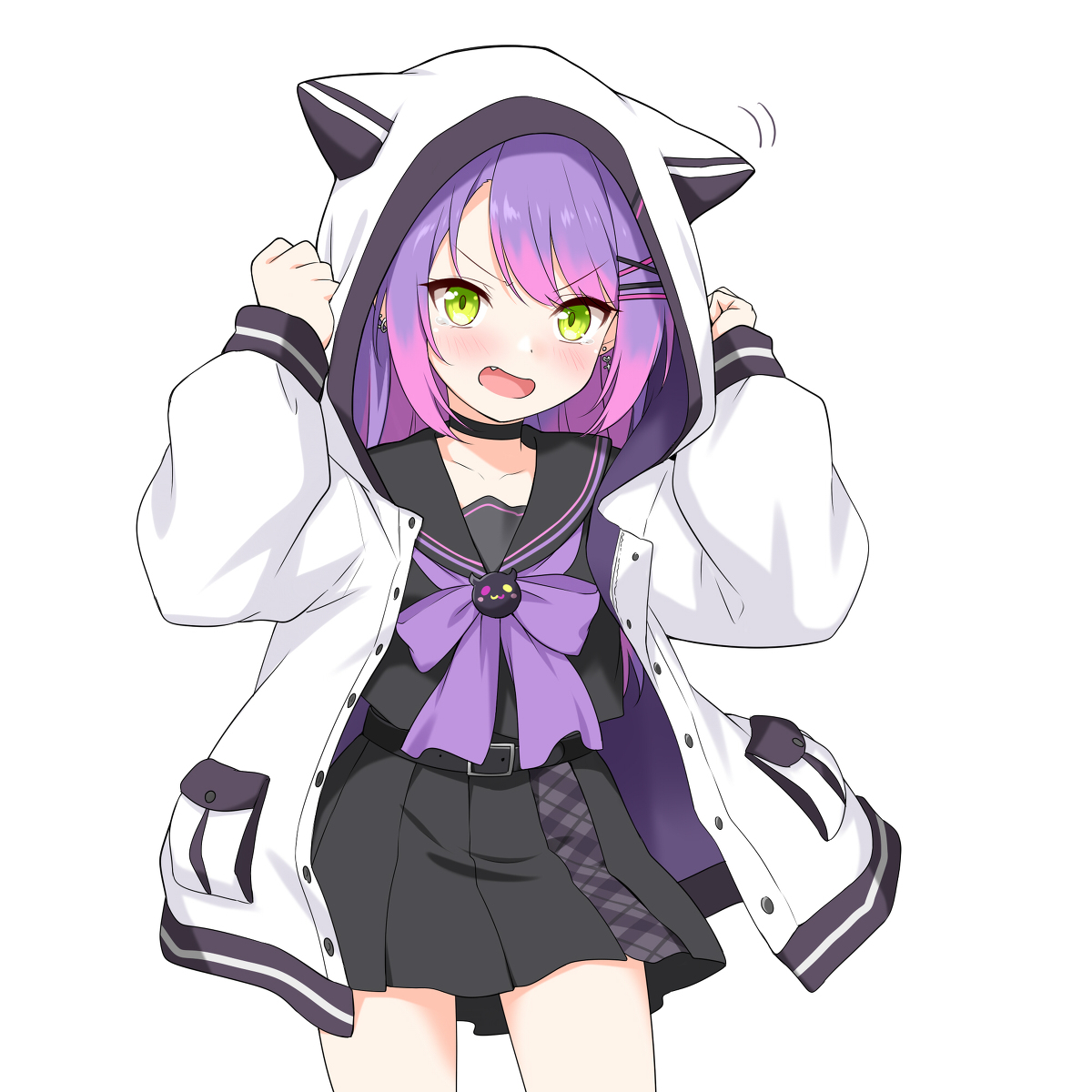 This is a pixiv picture whose title is 猫フードトワ.