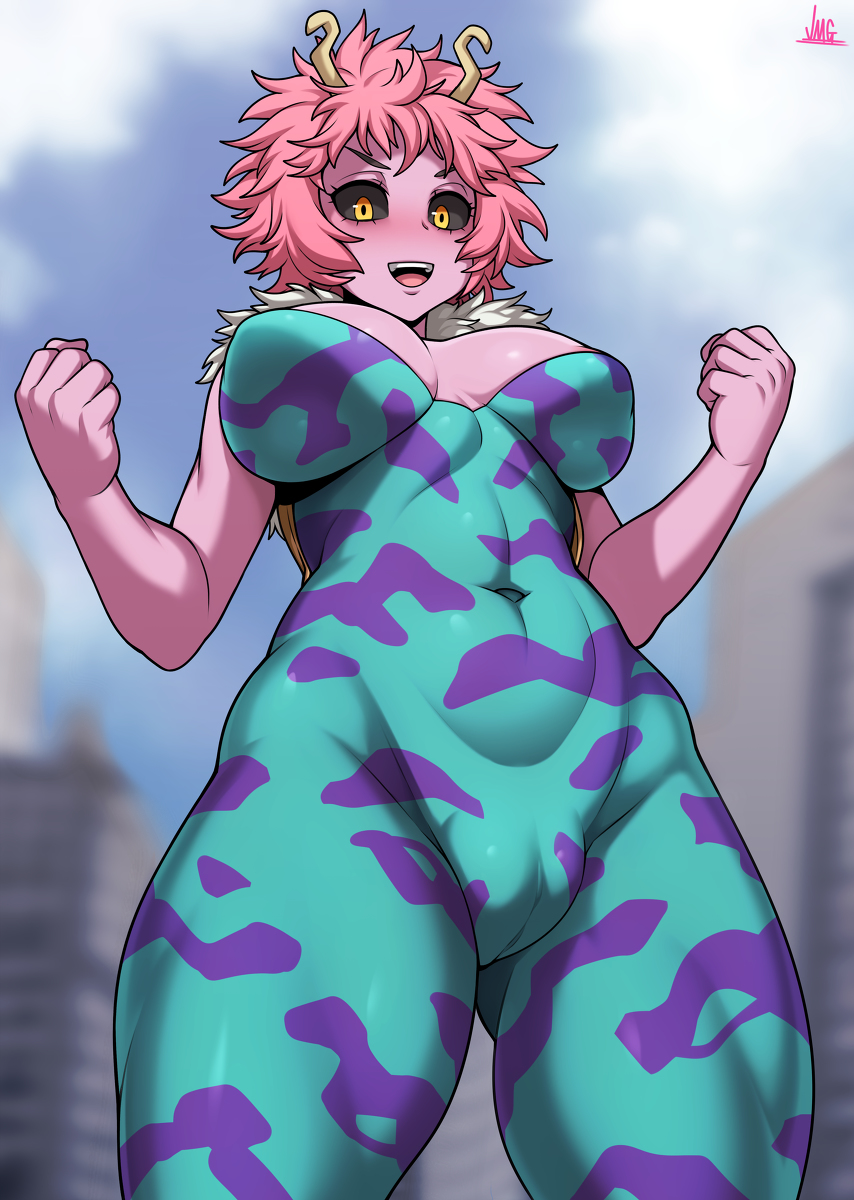 This is a pixiv picture whose title is Mina Ashido / 芦戸三奈.