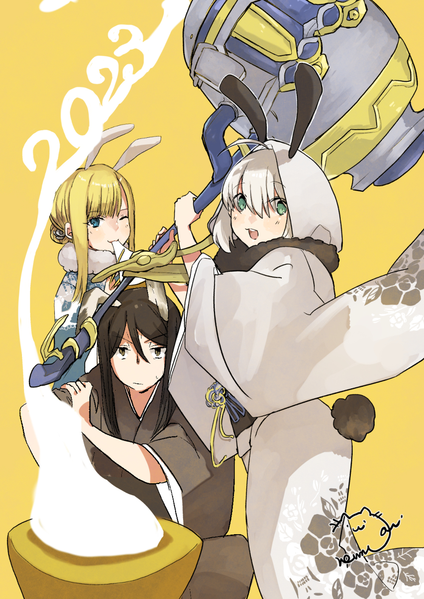 This is a pixiv picture whose title is 2023あけおめ.