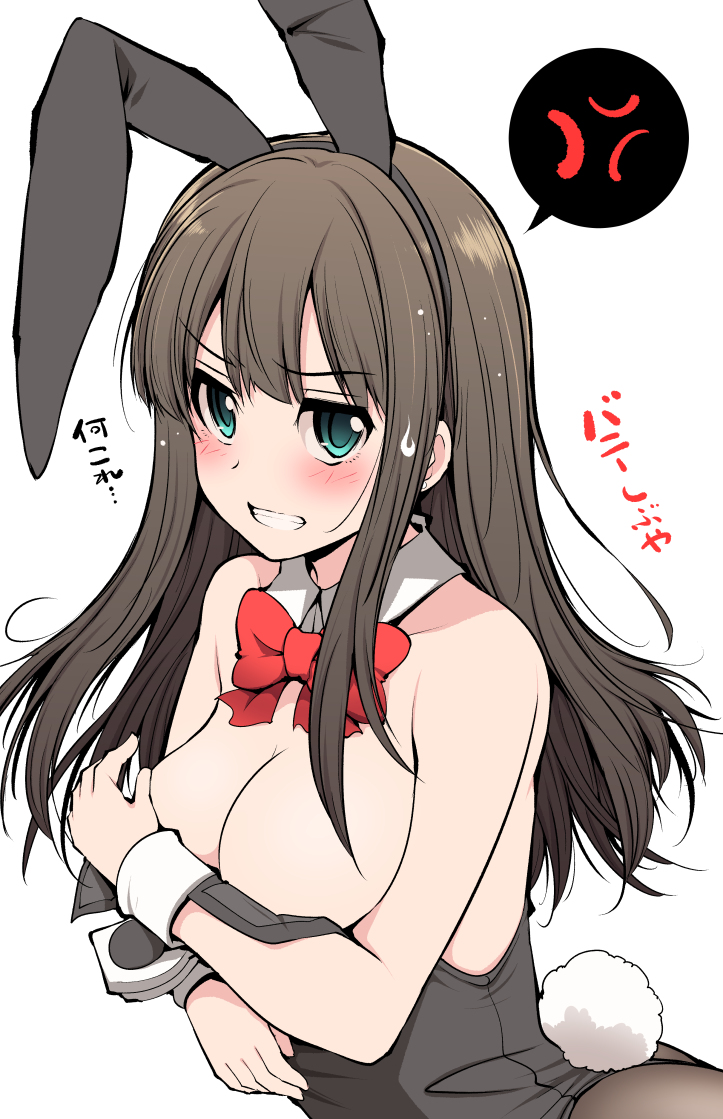 This is a pixiv picture whose title is 【シンデレラガールズ絵】渋谷凛バニー.