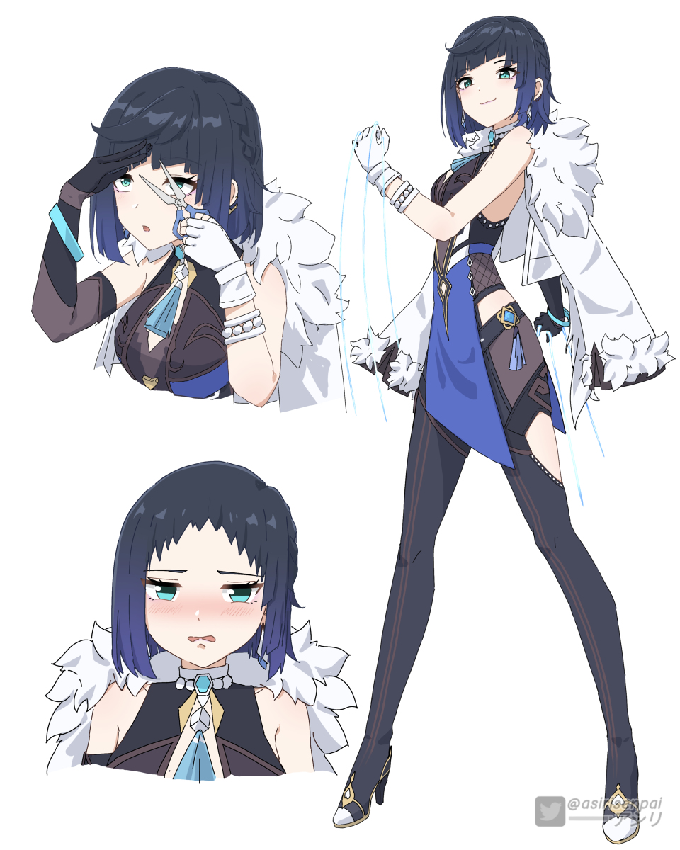 This is a pixiv picture whose title is Yelan.