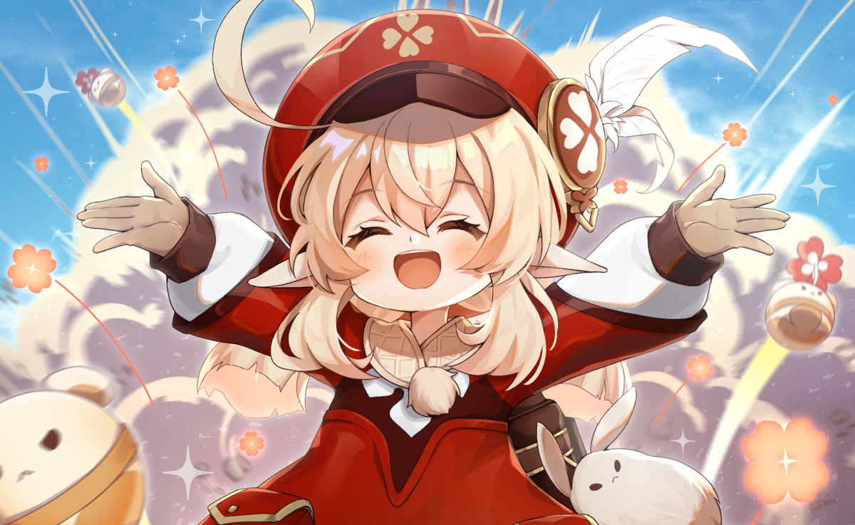 This is a pixiv picture whose title is ドカーン！！！.