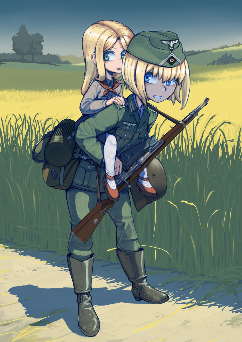 This is a pixiv picture whose title is New friends.