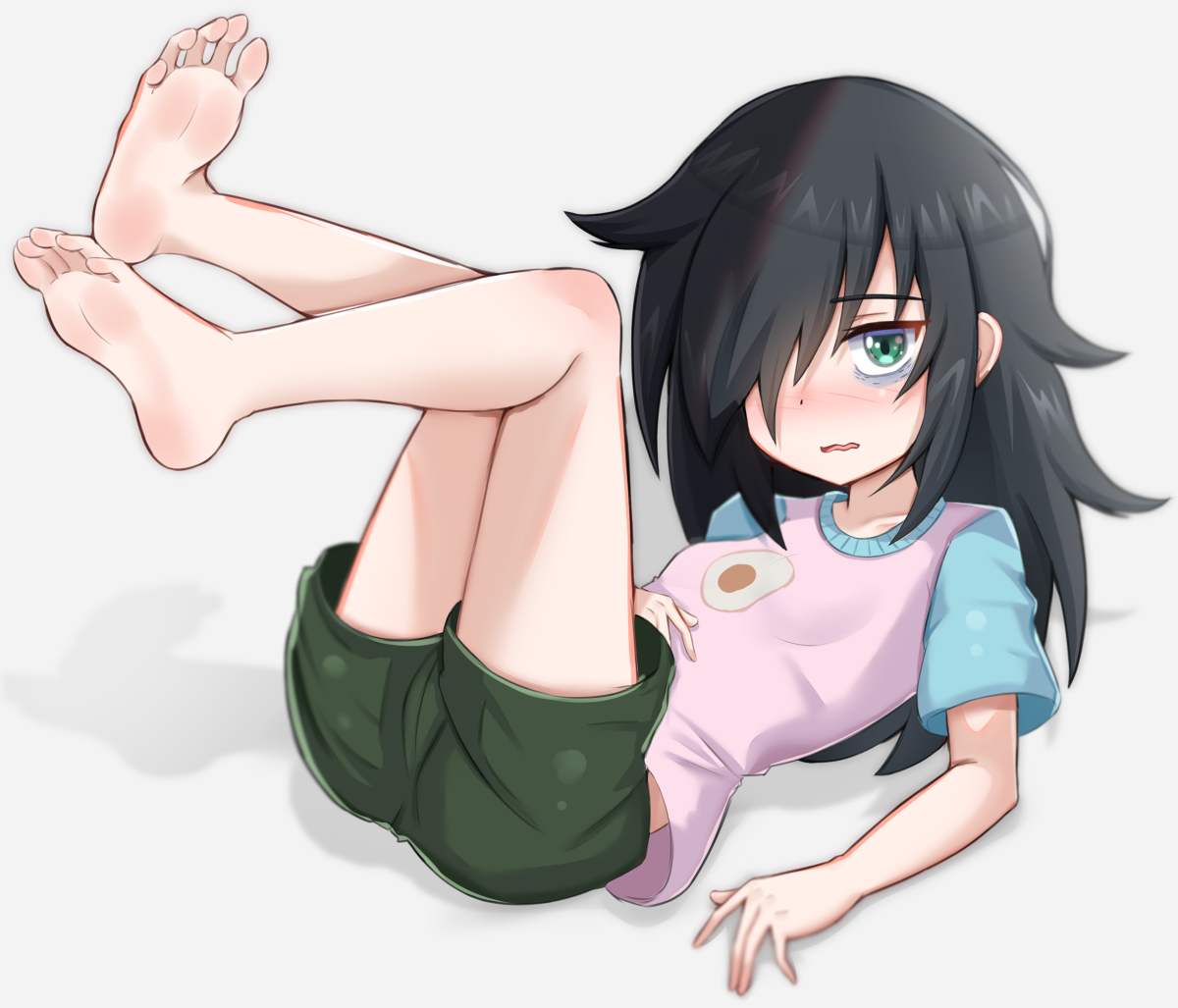 This is a pixiv picture whose title is 黒木智子 (Commission).
