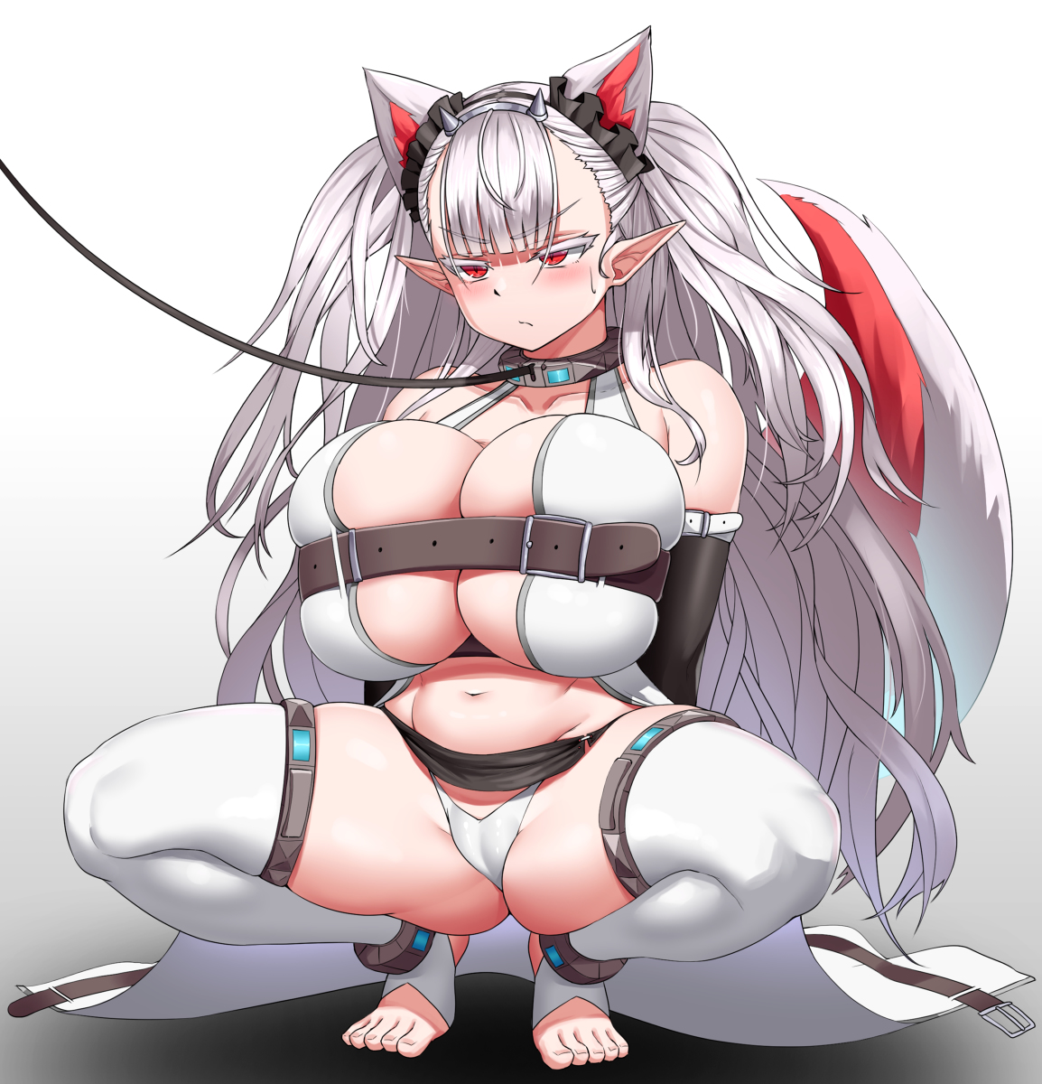 This is a pixiv picture whose title is (´。＿。｀).