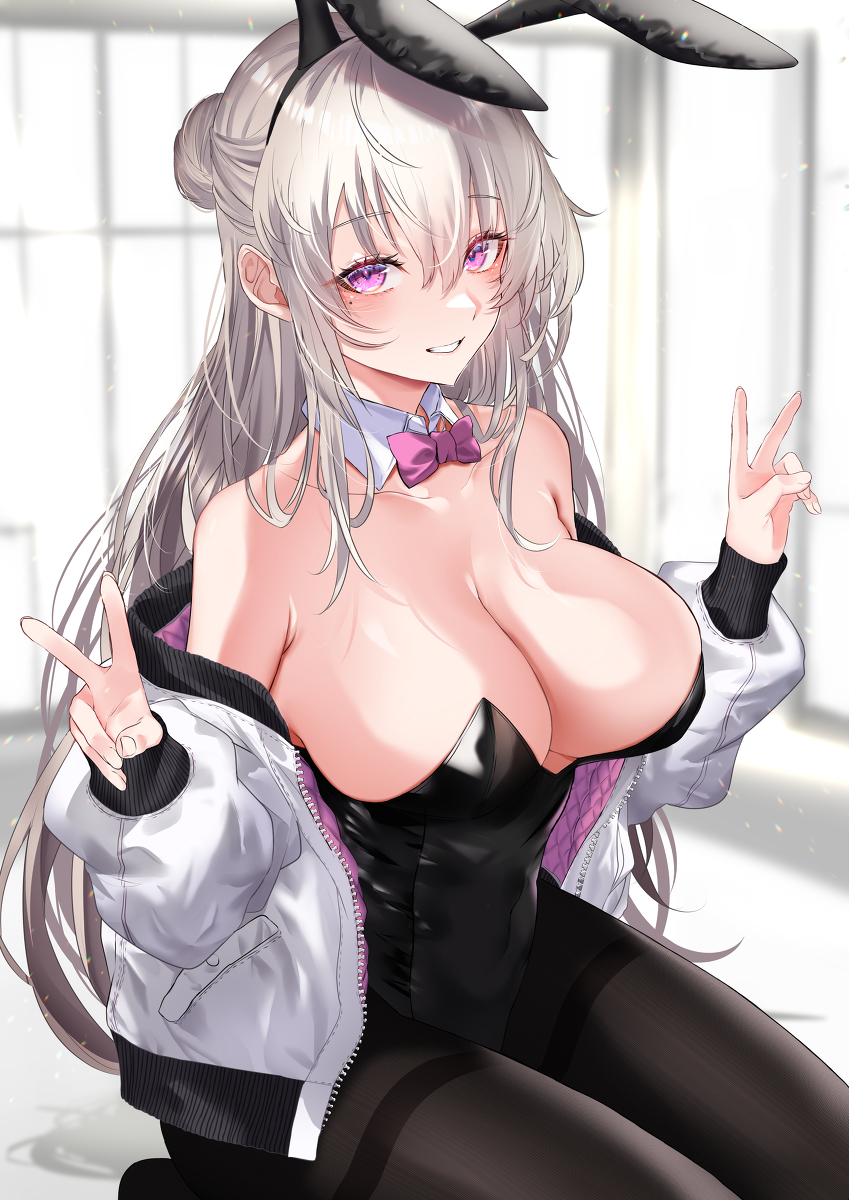 This is a pixiv picture whose title is 兎.