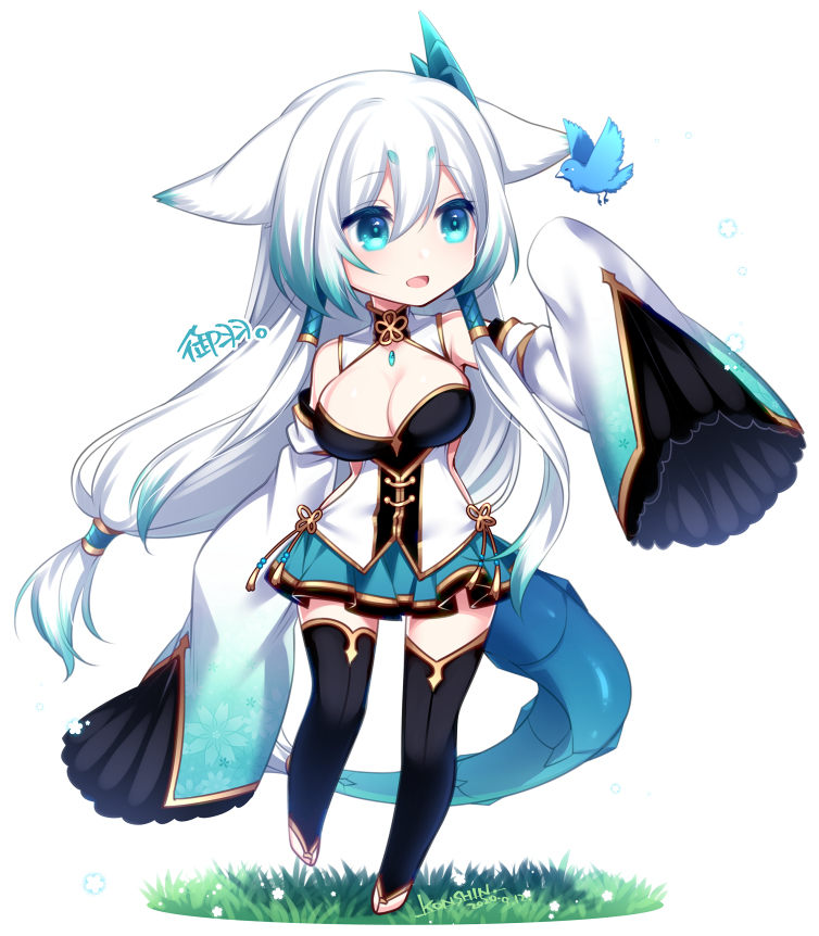 This is a pixiv picture whose title is 御羽と小鳥さん🐦.