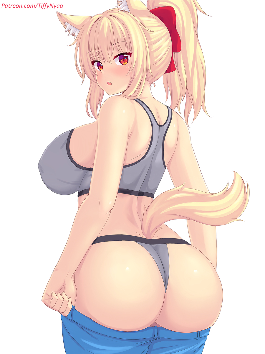 This is a pixiv picture whose title is Putting on Jeans~~.