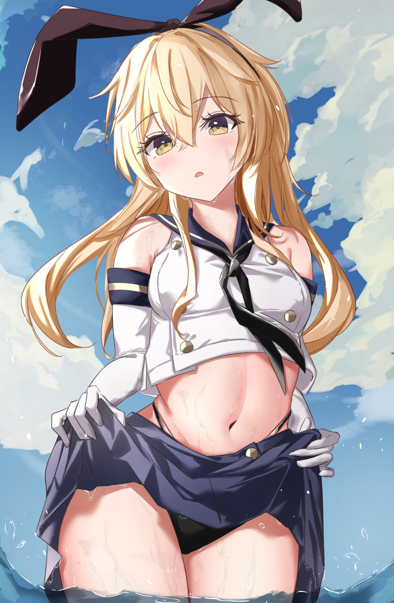 This is a pixiv picture whose title is Shimakaze commission ~.