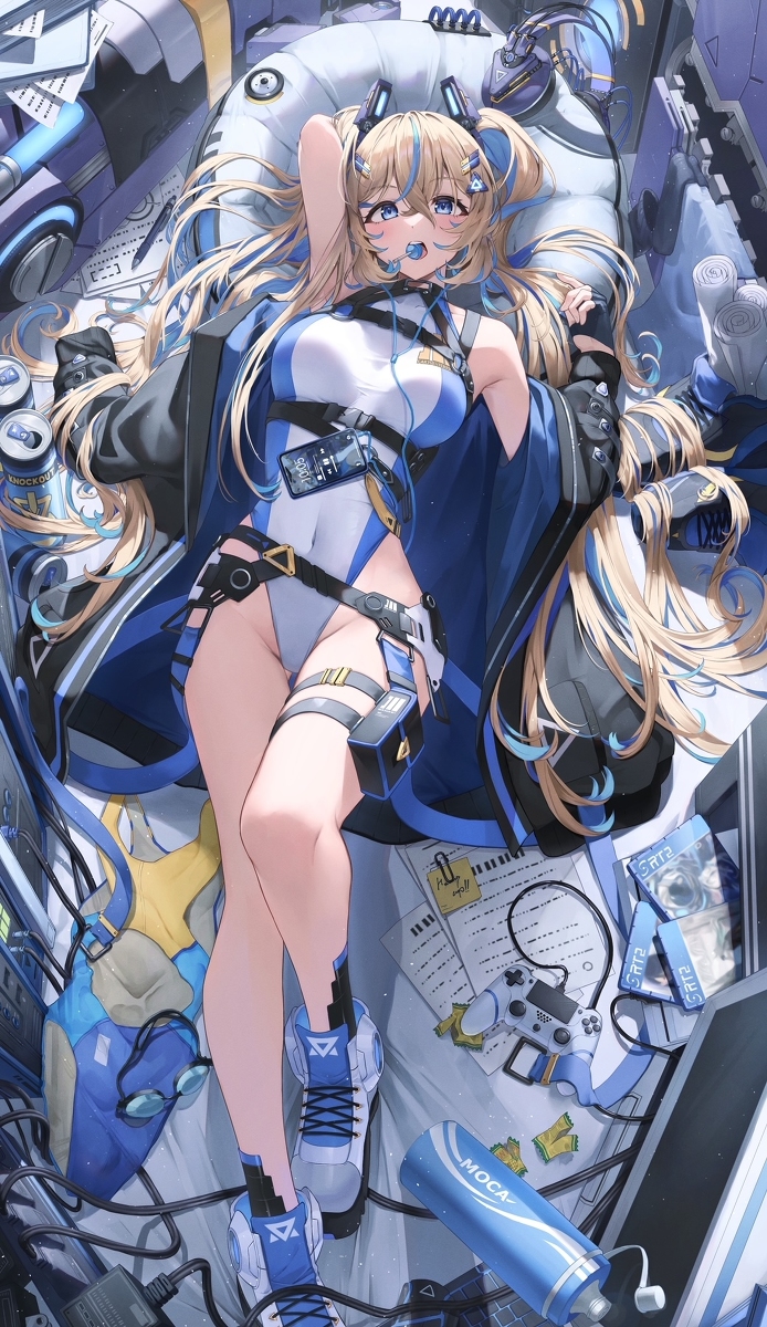 This is a pixiv picture whose title is Lazy Day.