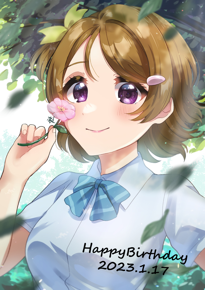 This is a pixiv picture whose title is 花陽ちゃんお誕生日おめでとうございます！.