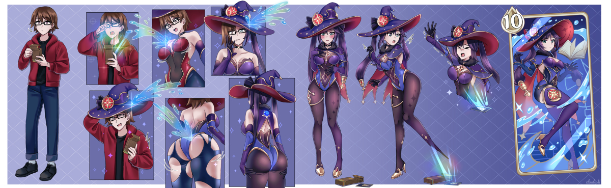 This is a pixiv picture whose title is Mona tg.