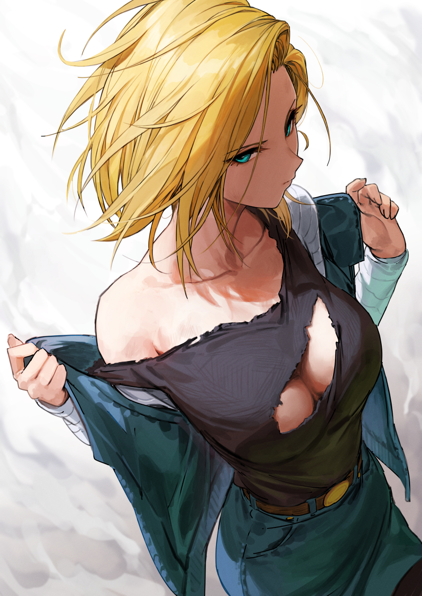 This is a pixiv picture whose title is 18号.