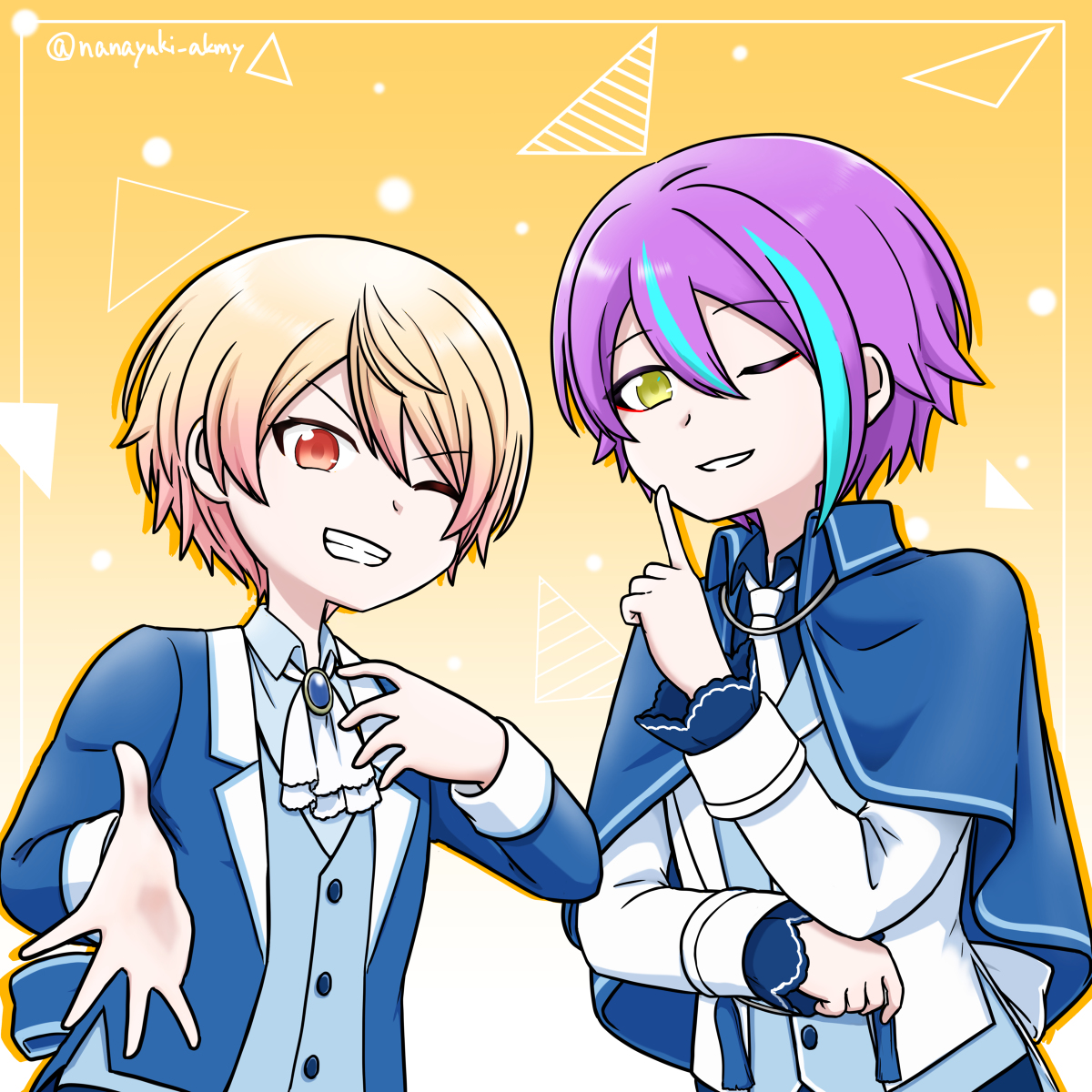 This is a pixiv picture whose title is ローソンコラボ記念イラスト.