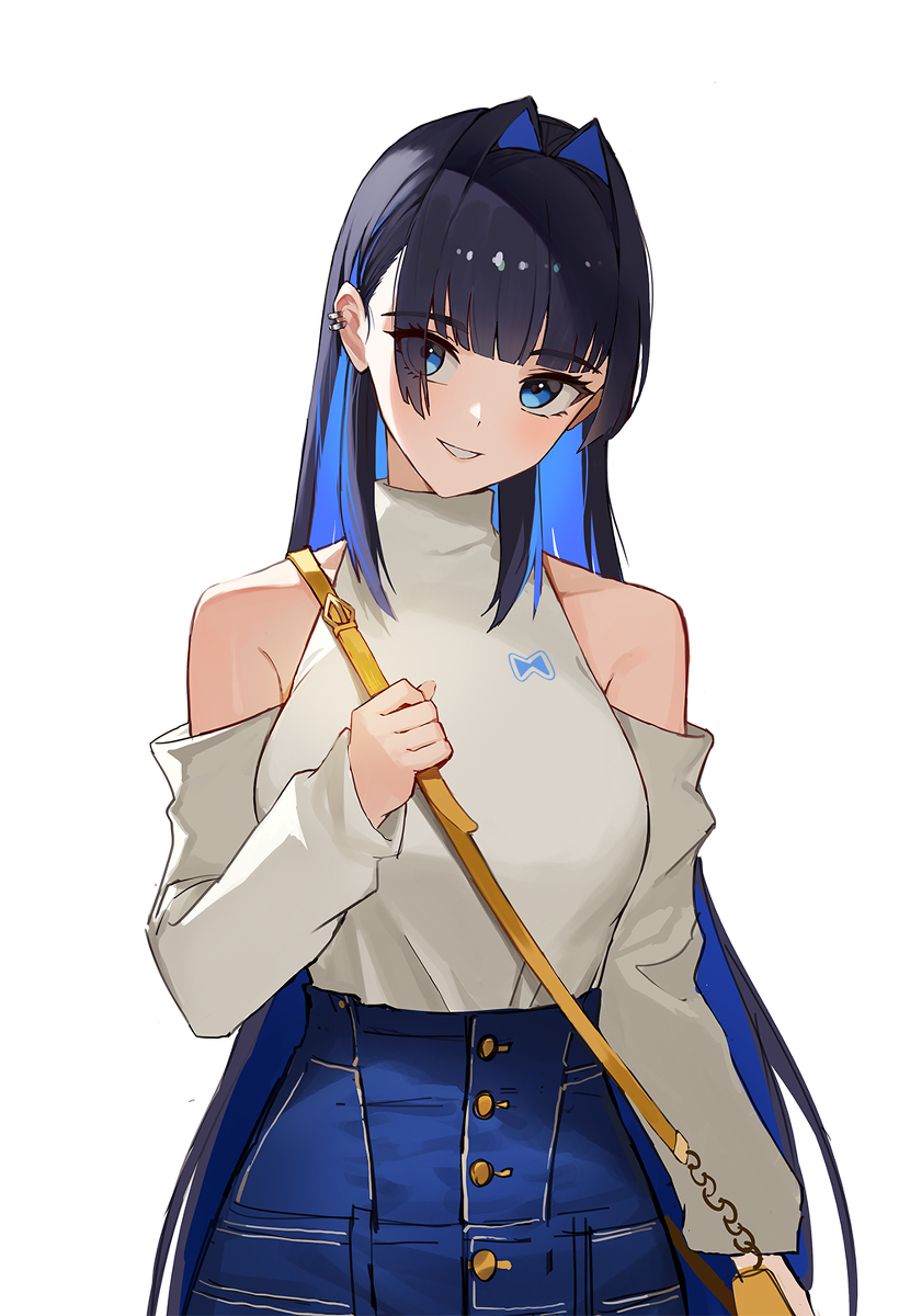 This is a pixiv picture whose title is Kronii.