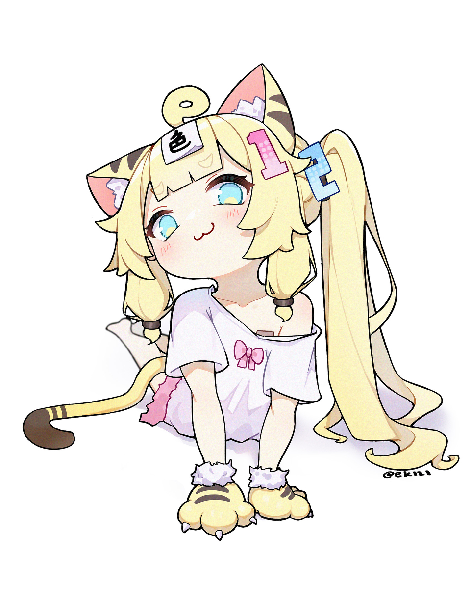 This is a pixiv picture whose title is 屑猫猫，伸懒腰.