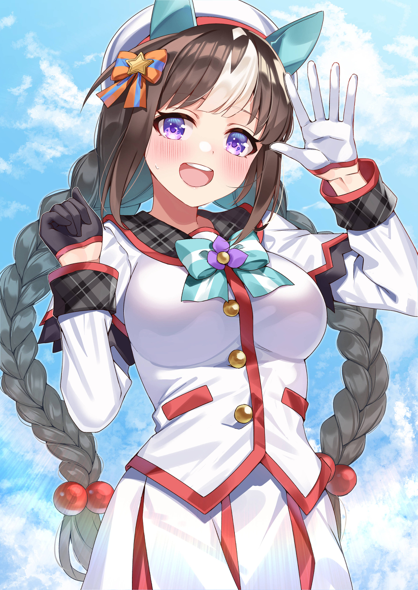 This is a pixiv picture whose title is したから！とまこまい！.