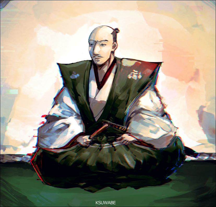 This is a pixiv picture whose title is 織田信長.