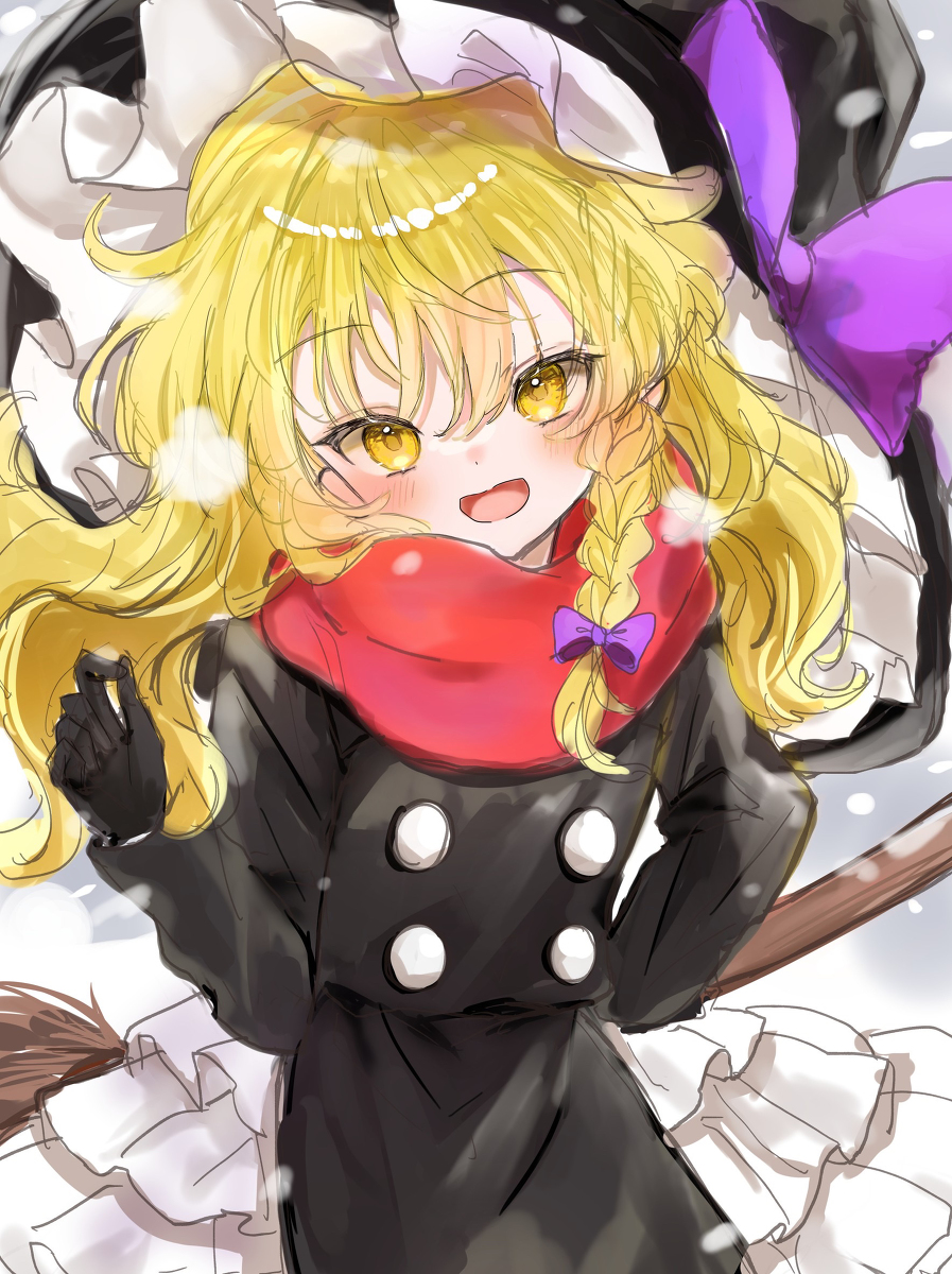 This is a pixiv picture whose title is マフラー魔理.