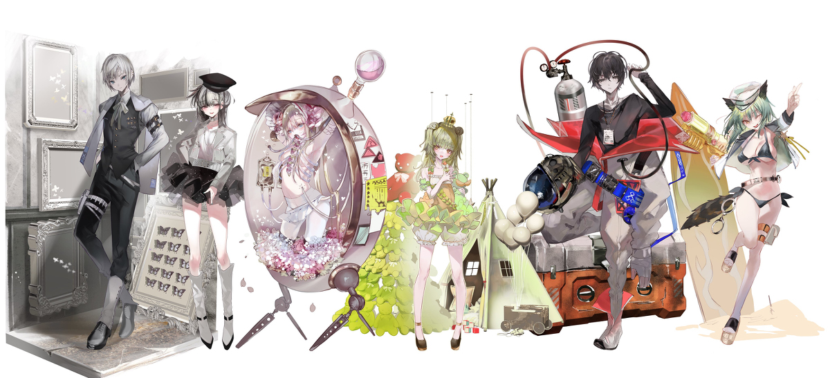 This is a pixiv picture whose title is TRPG自探索者のらくがきまとめ.