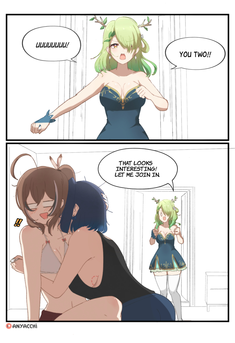 This is a pixiv picture whose title is Fauna wants to play too.