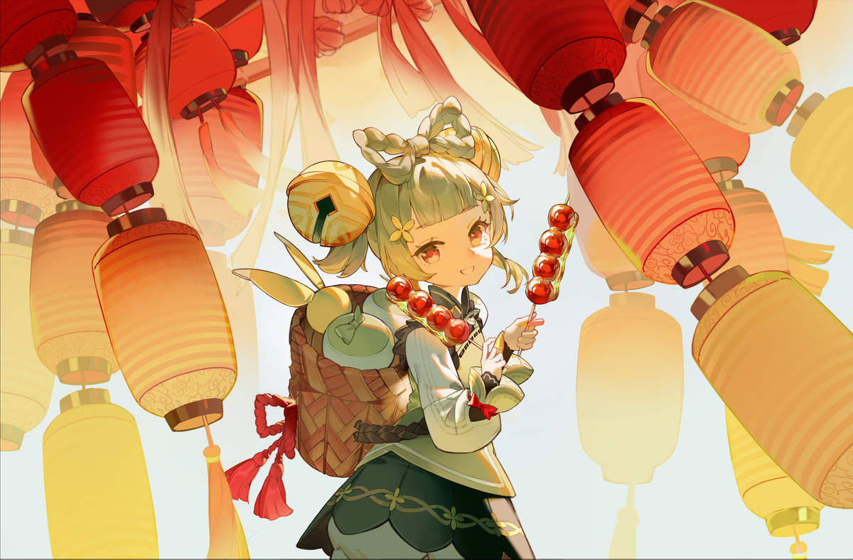 This is a pixiv picture whose title is 恭贺新年.