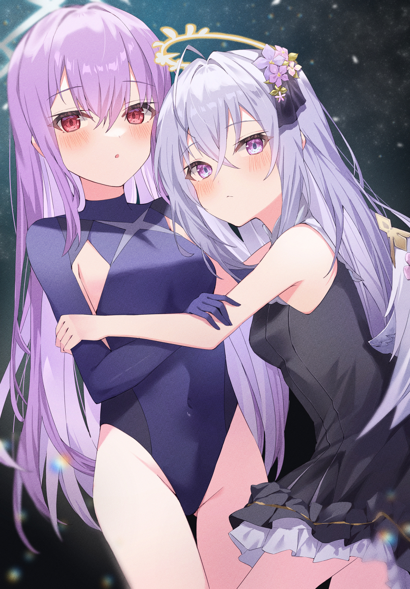 This is a pixiv picture whose title is アツコとアズサ.