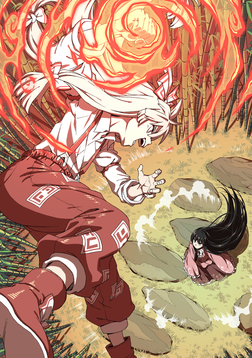 This is a pixiv picture whose title is くらえッ！.
