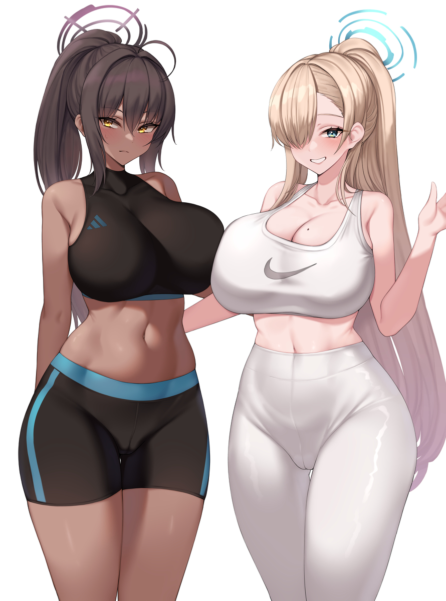 This is a pixiv picture whose title is スポーツウェア.