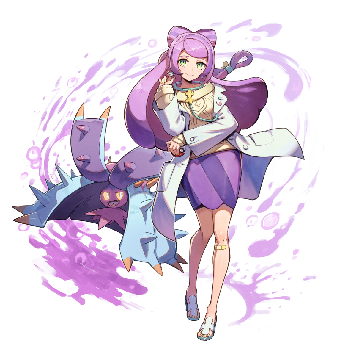 This is a pixiv picture whose title is ミモザ先生＆ドヒドイデ.