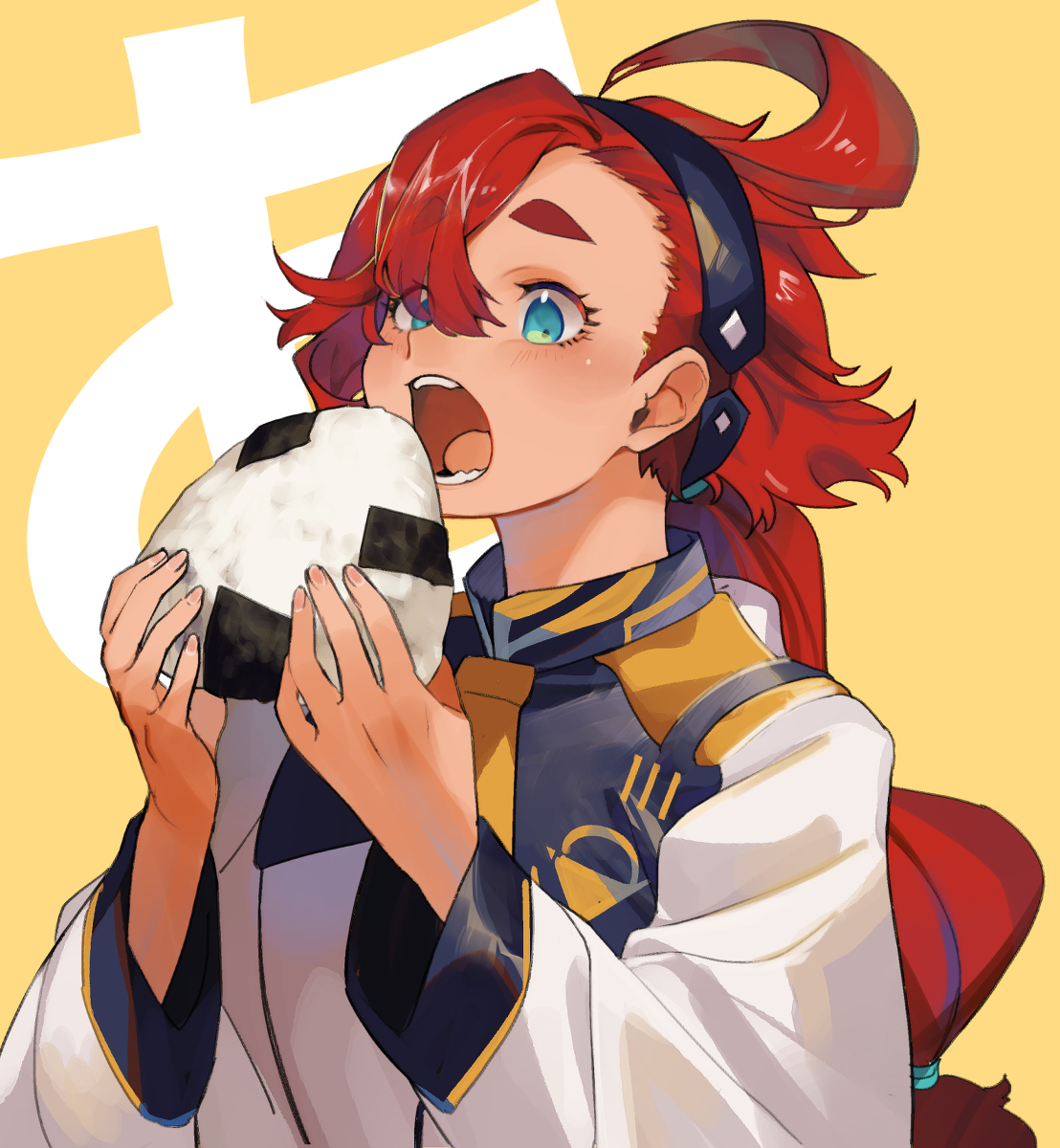 This is a pixiv picture whose title is いっぱい食べて.