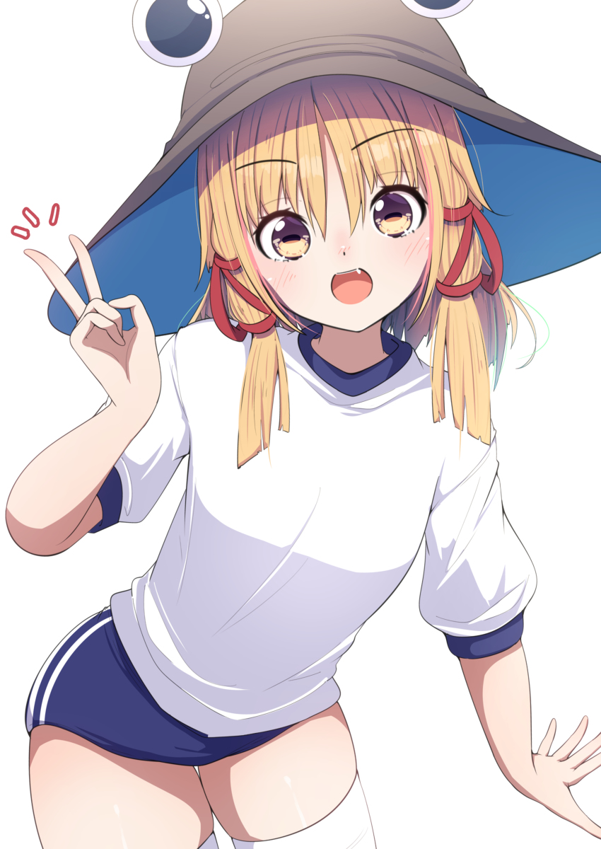 This is a pixiv picture whose title is ブルマ諏訪子ちゃん.