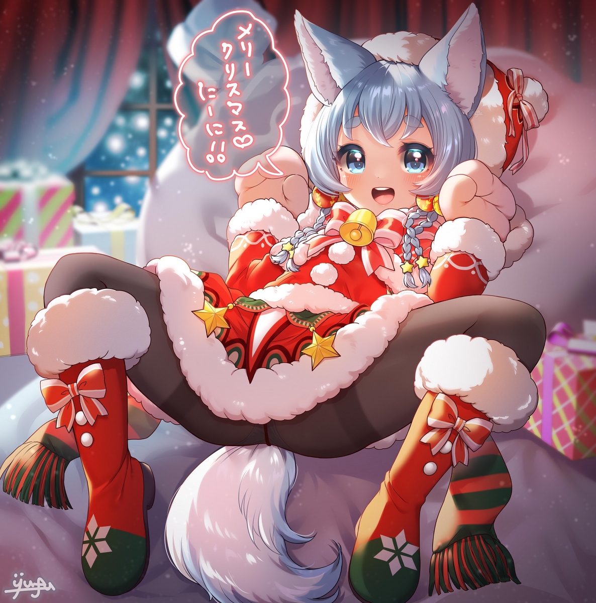 This is a pixiv picture whose title is 🎄クリスマスコヨミちゃん✨.