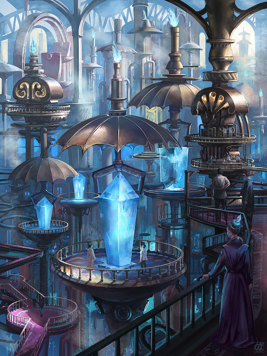 This is a pixiv picture whose title is Fantasic Power Plant.