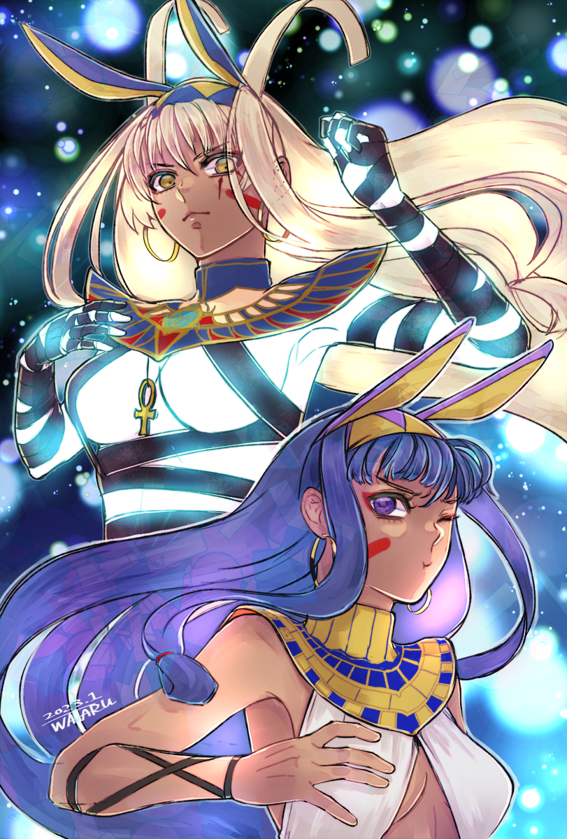 This is a pixiv picture whose title is 2Pカラー・ニトクリス.