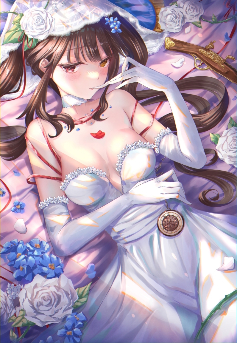 This is a pixiv picture whose title is 👰👰👰.