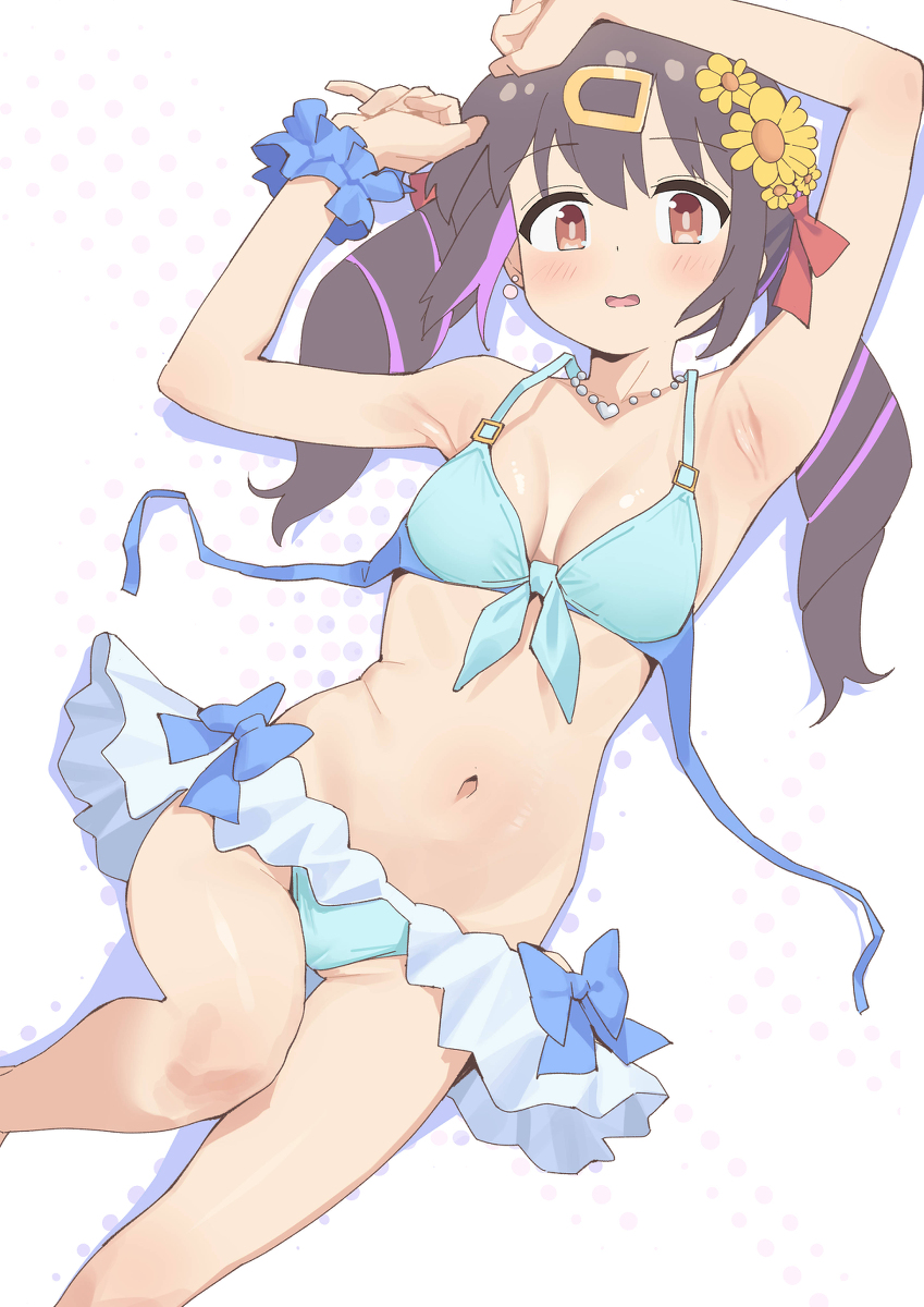 This is a pixiv picture whose title is 水着みはりちゃん.