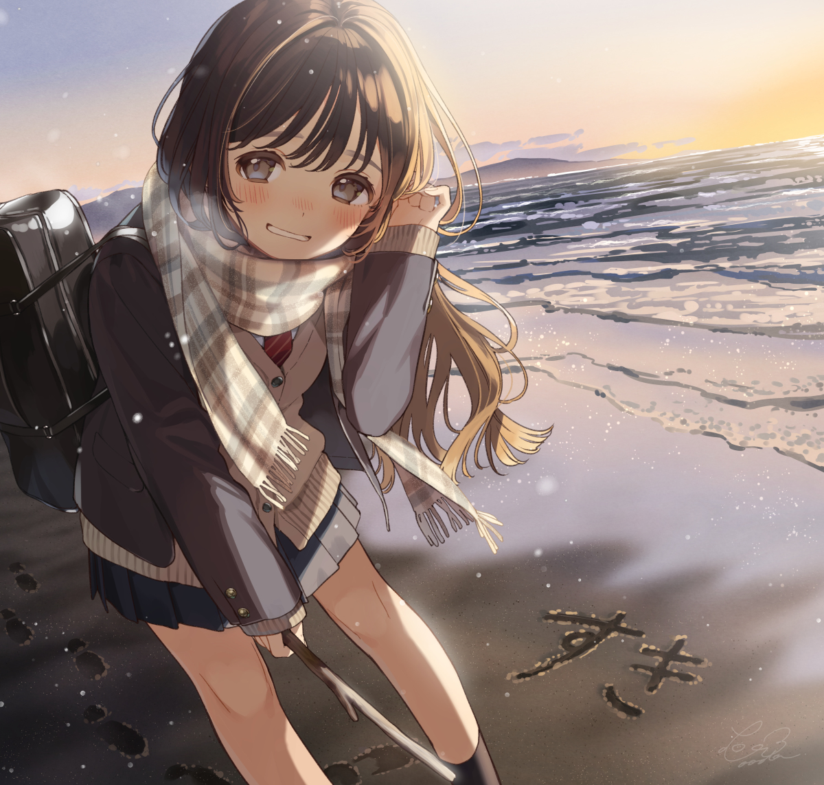 This is a pixiv picture whose title is ❄️.