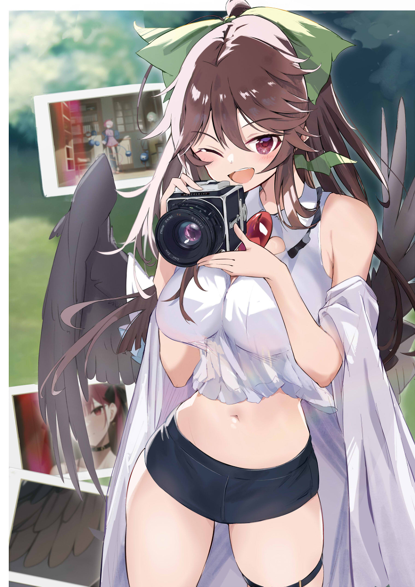 This is a pixiv picture whose title is カメラを楽しむ、人生を楽しむ！.