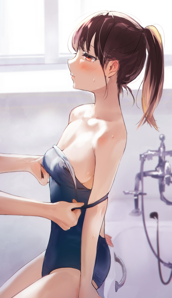 This is a pixiv picture whose title is おりこうさん１.