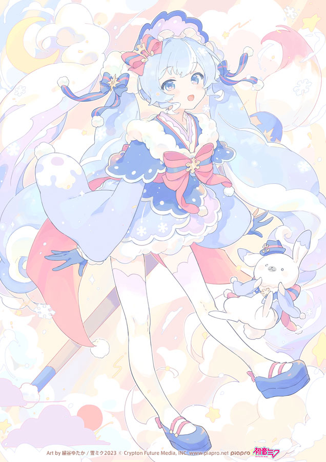 This is a pixiv picture whose title is 【SNOW MIKU 2023】 サブビジュアルイラスト.