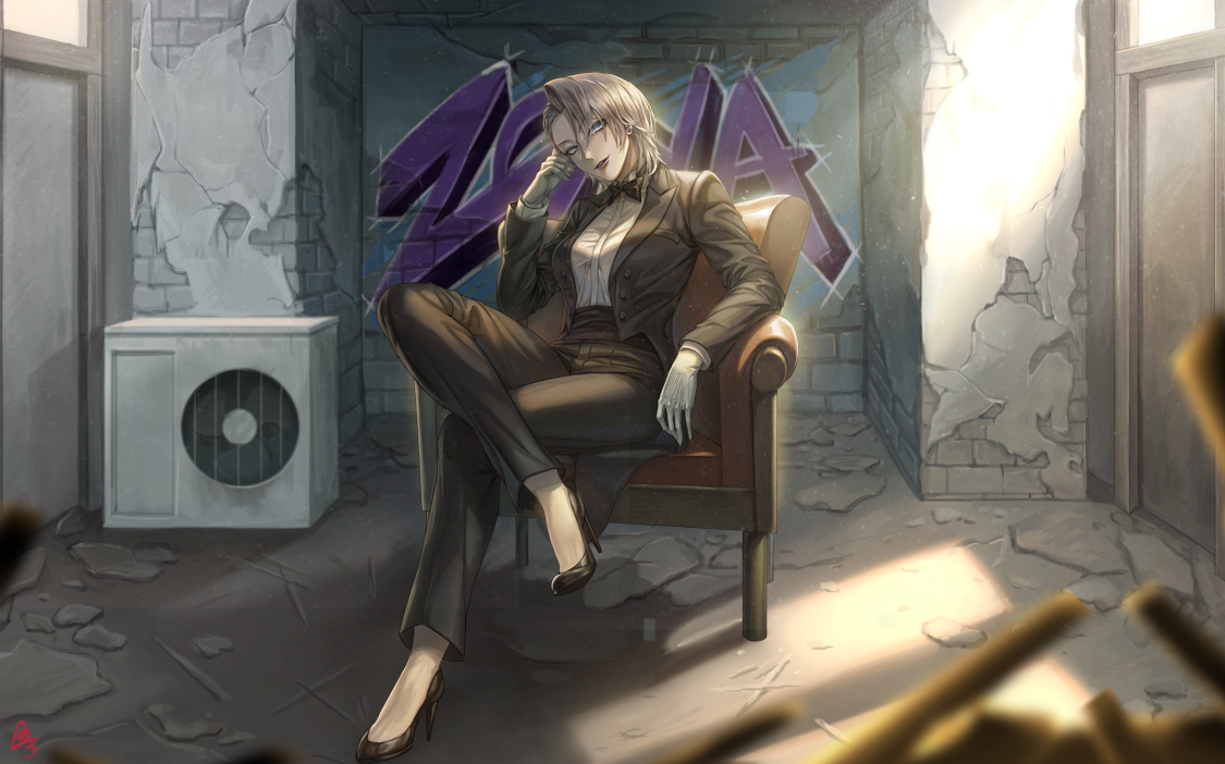 This is a pixiv picture whose title is 燕尾服Zoya.
