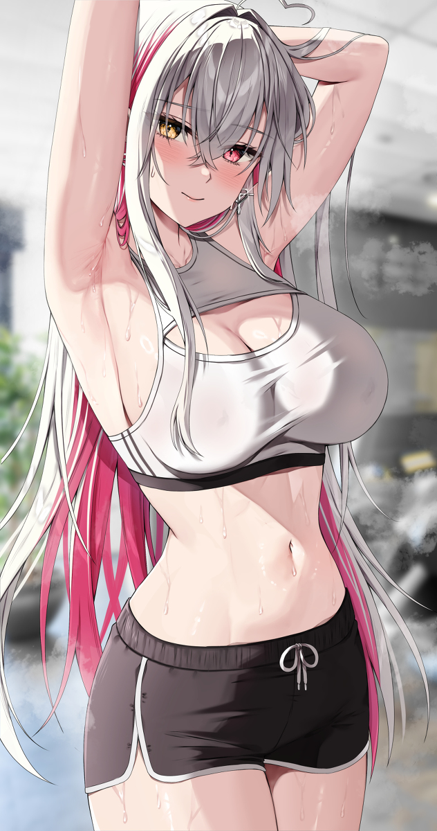 This is a pixiv picture whose title is Working out Vivi.