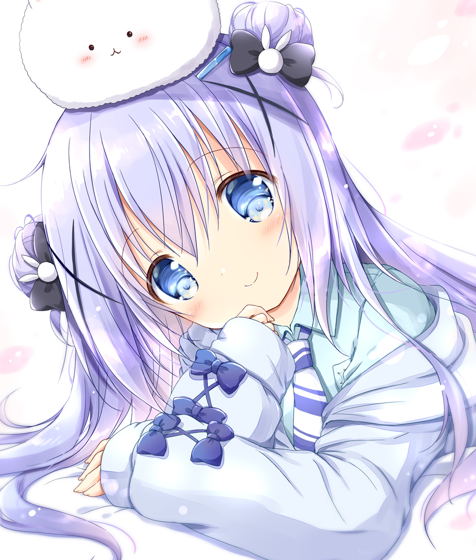 This is a pixiv picture whose title is イマドキ女子なチノちゃん🐰.