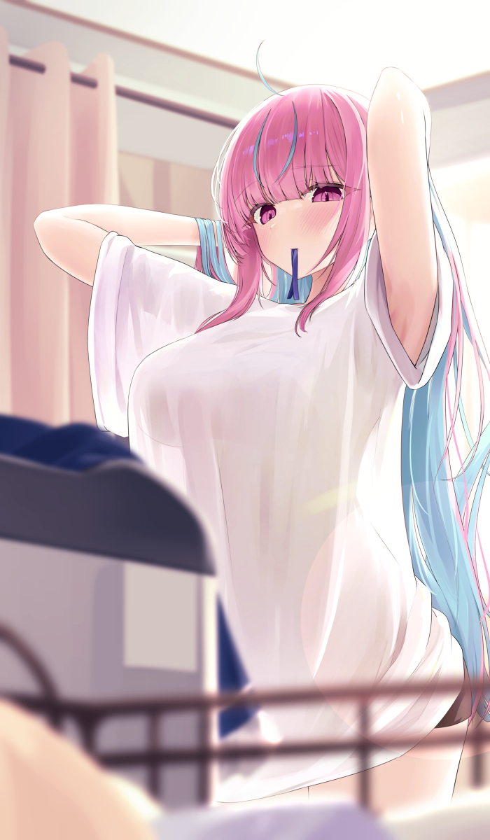This is a pixiv picture whose title is 「🎶～？！えっ…」.